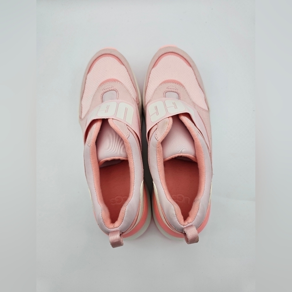 UGG LA Flex Slip-on Trainer Sneakers Posie Pink / White 1120704 Women's Size 9 - Picture 4 of 6